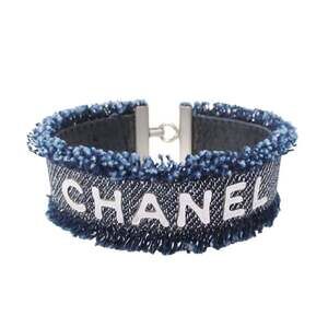 CHANEL Authentic Vintage Blue Bracelet